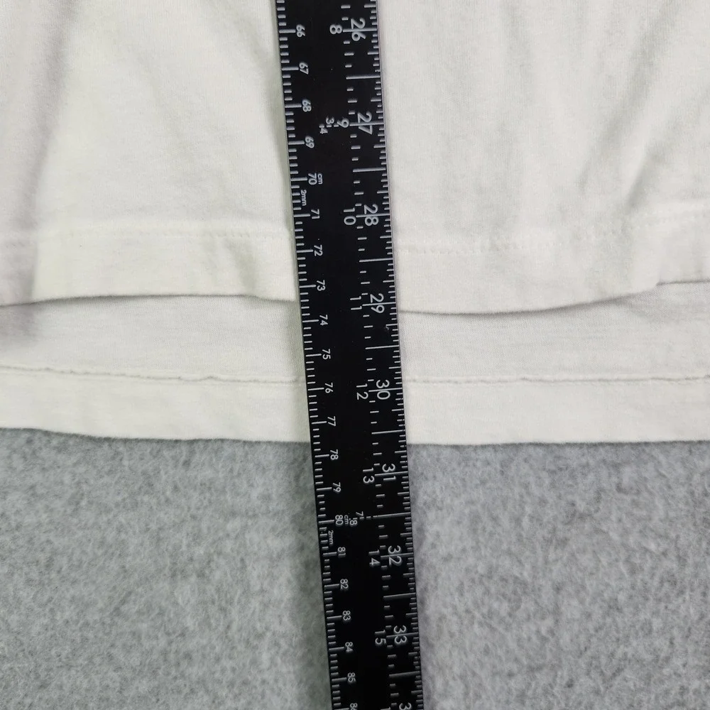 The North Face Never Stop Exploring T-Shirt Mens 2XL White Graphic Print Cotton‎